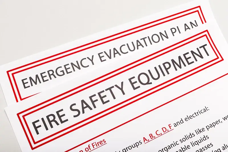 Emergency Evacuation Plan and Fire Safety Equipment Documents in Atlanta, GA